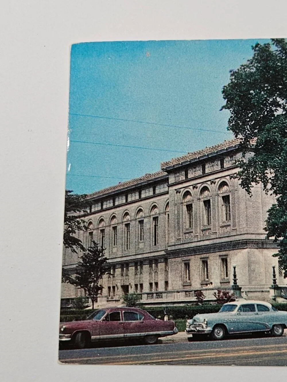 Detroit Public Library Woodward Avenue Detroit Michigan Postcard